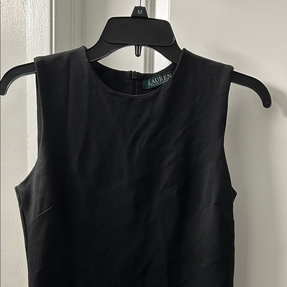 Lauren by Ralph Lauren Black Sleeveless Dress